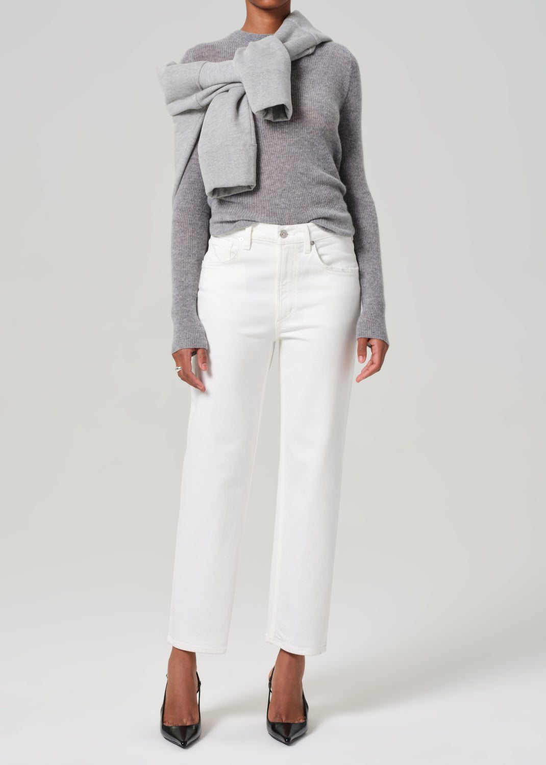 Citizens of Humanity - Palma Straight Denim in Soft White