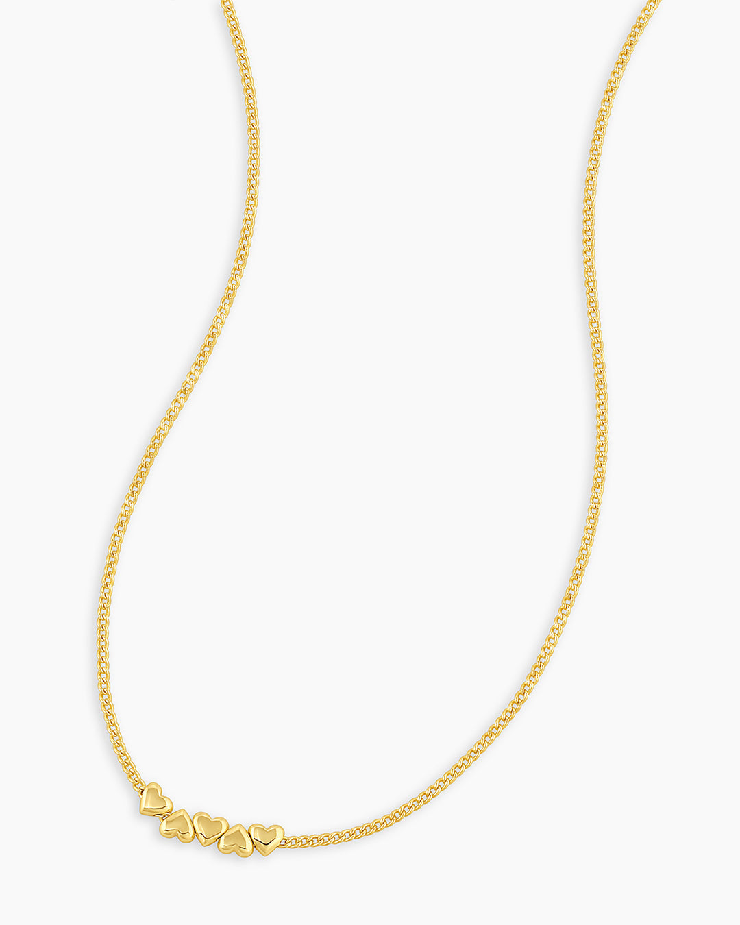 Gorjana - Lou Heart Necklace in Gold