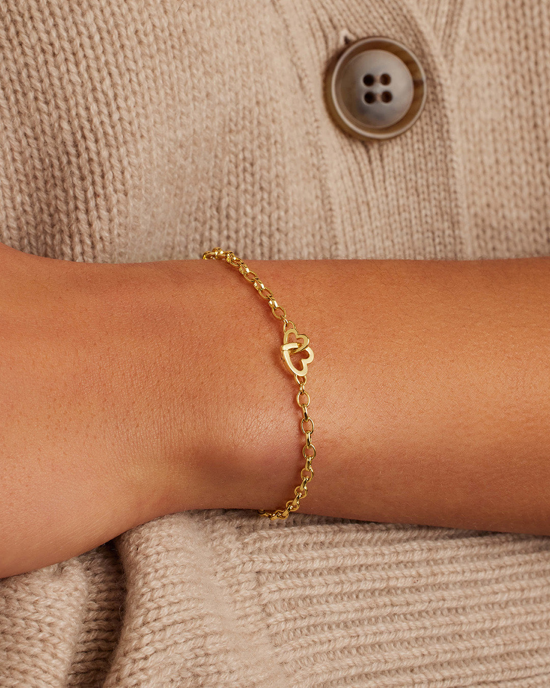Gorjana - Parker Heart Mini Bracelet in Gold