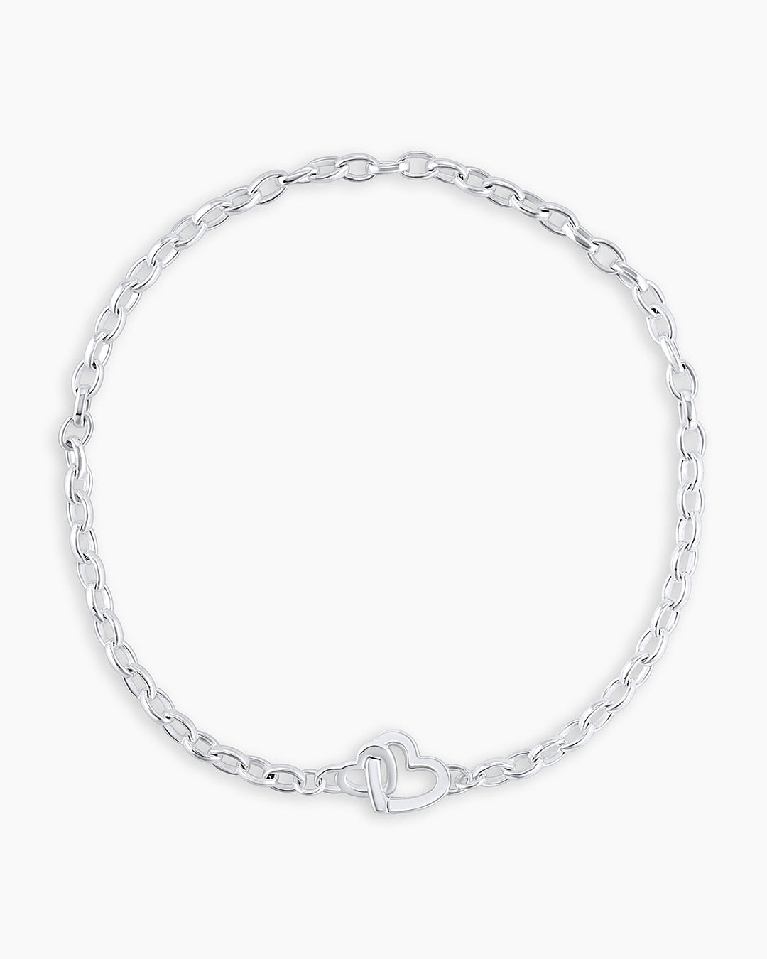 Gorjana - Parker Heart Mini Bracelet in Silver