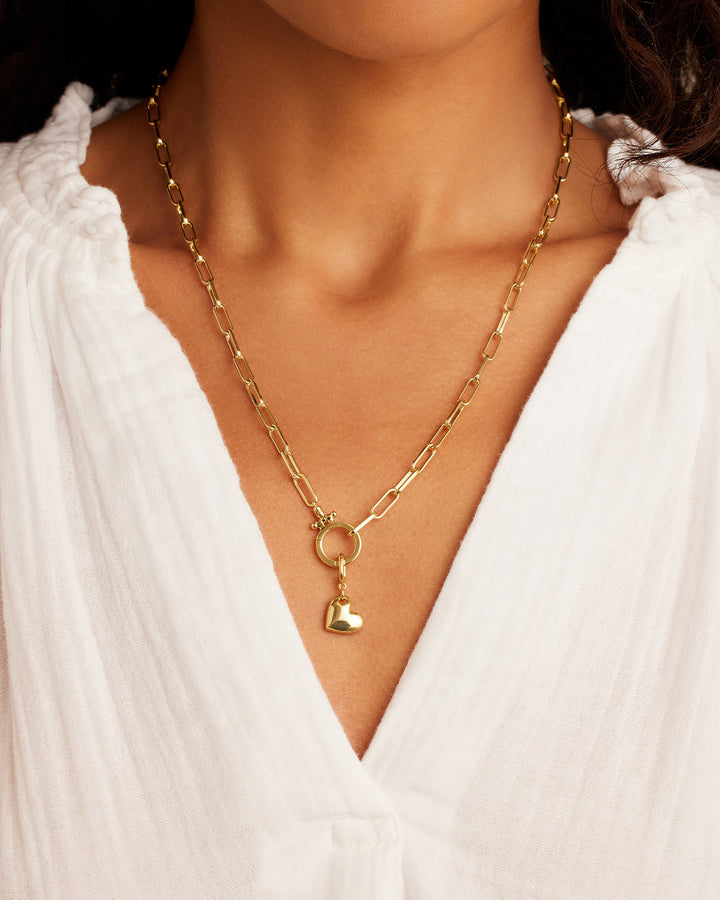 Gorjana - Lou Heart Parker Charm in Gold