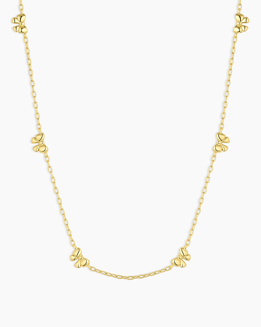 Gorjana - Mini Bow Necklace in Gold