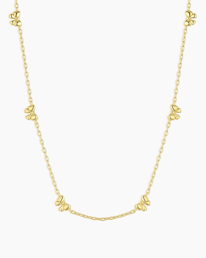 Gorjana - Mini Bow Necklace in Gold