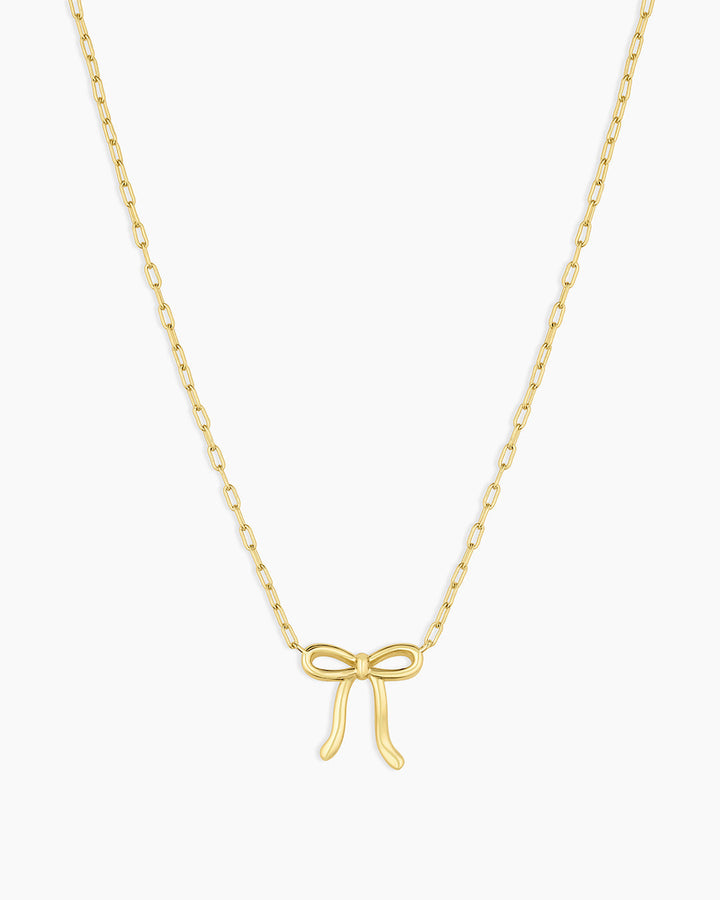 Gorjana - Put a Bow on it Necklace in Gold