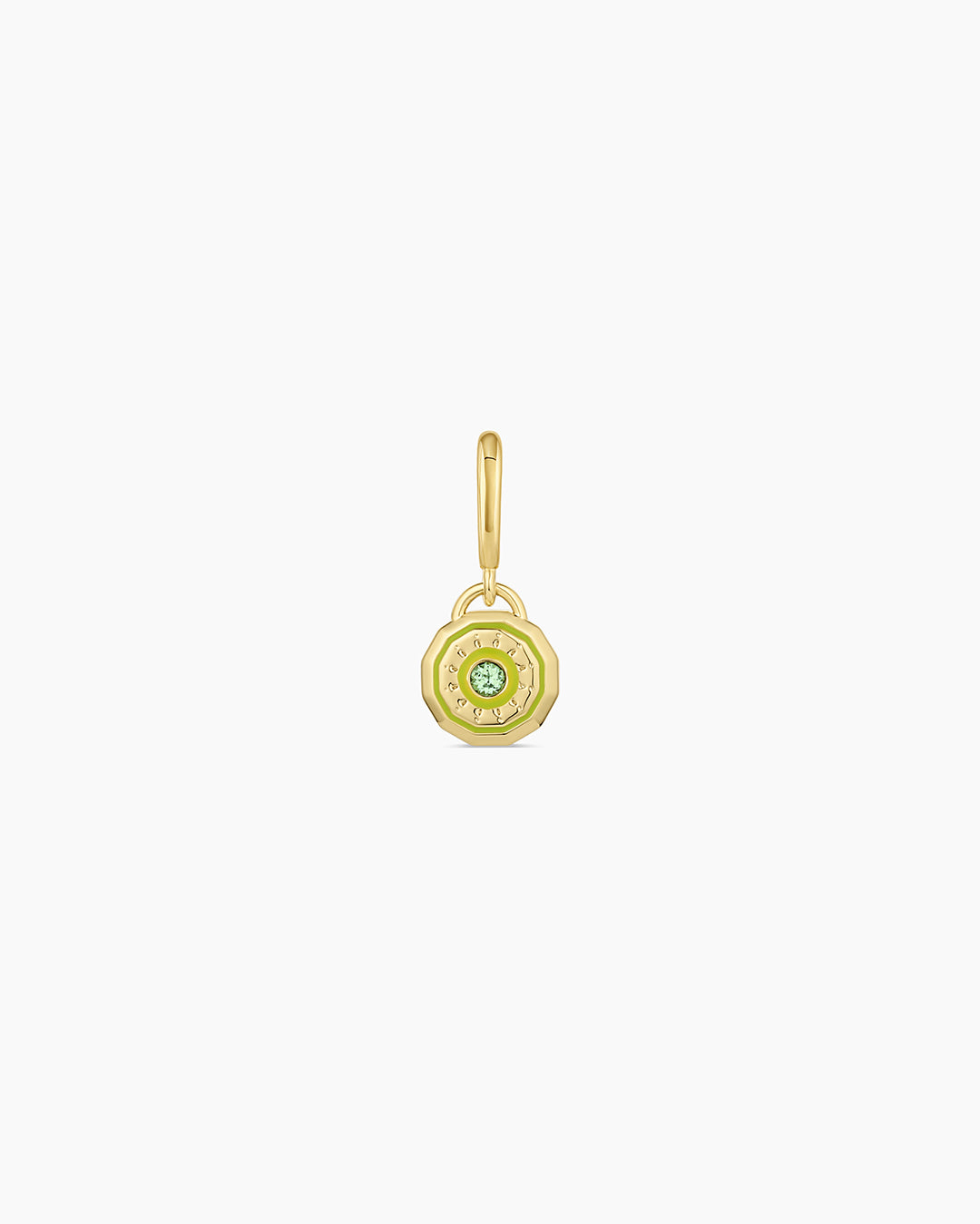 Gorjana - Birthstone Parker Charm in Peridot August
