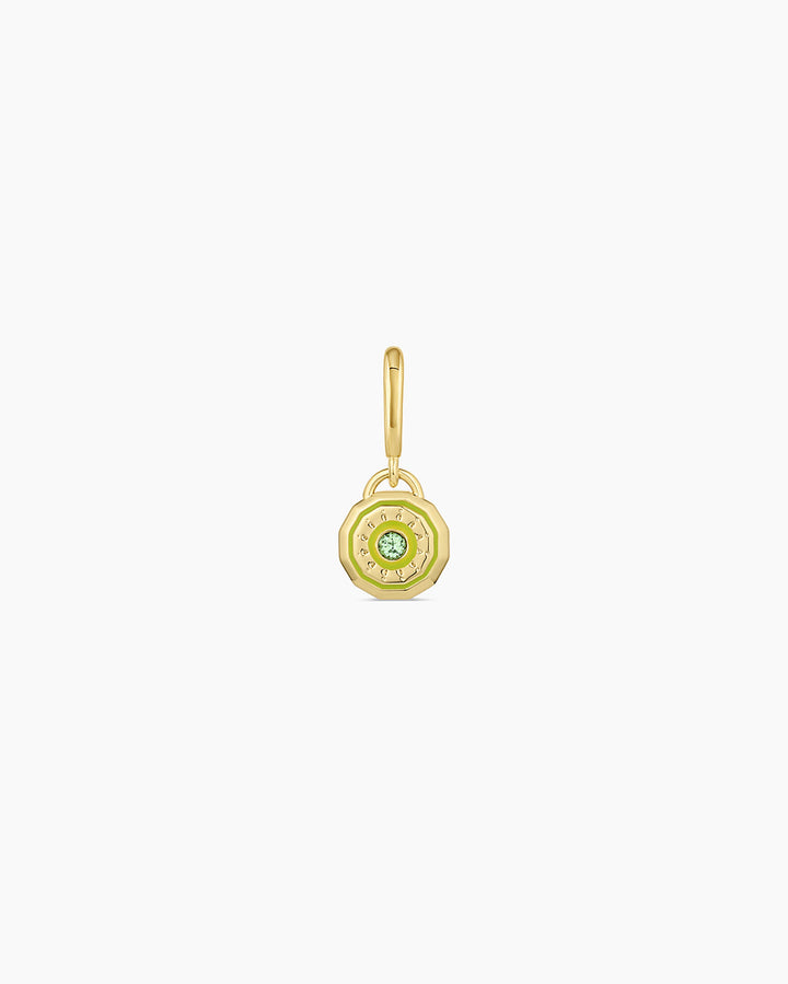 Gorjana - Birthstone Parker Charm in Peridot August