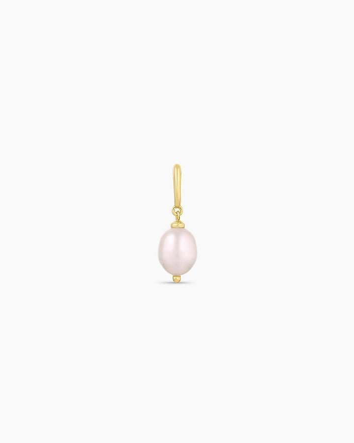 Gorjana - Pink Pearl Parker Charm in Gold
