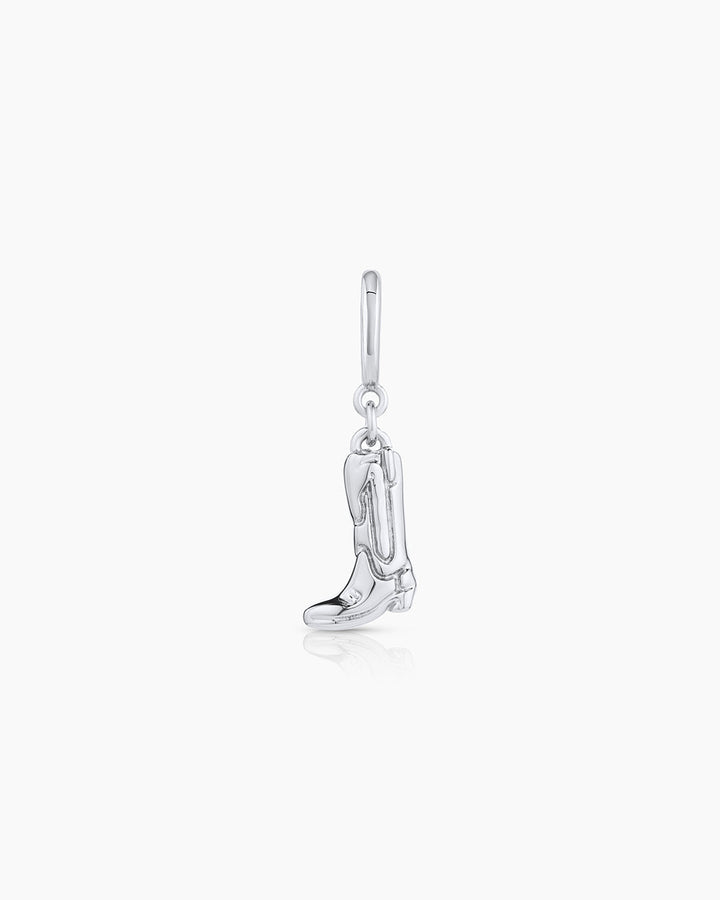 Gorjana - Cowboy Boot Parker Charm in Silver