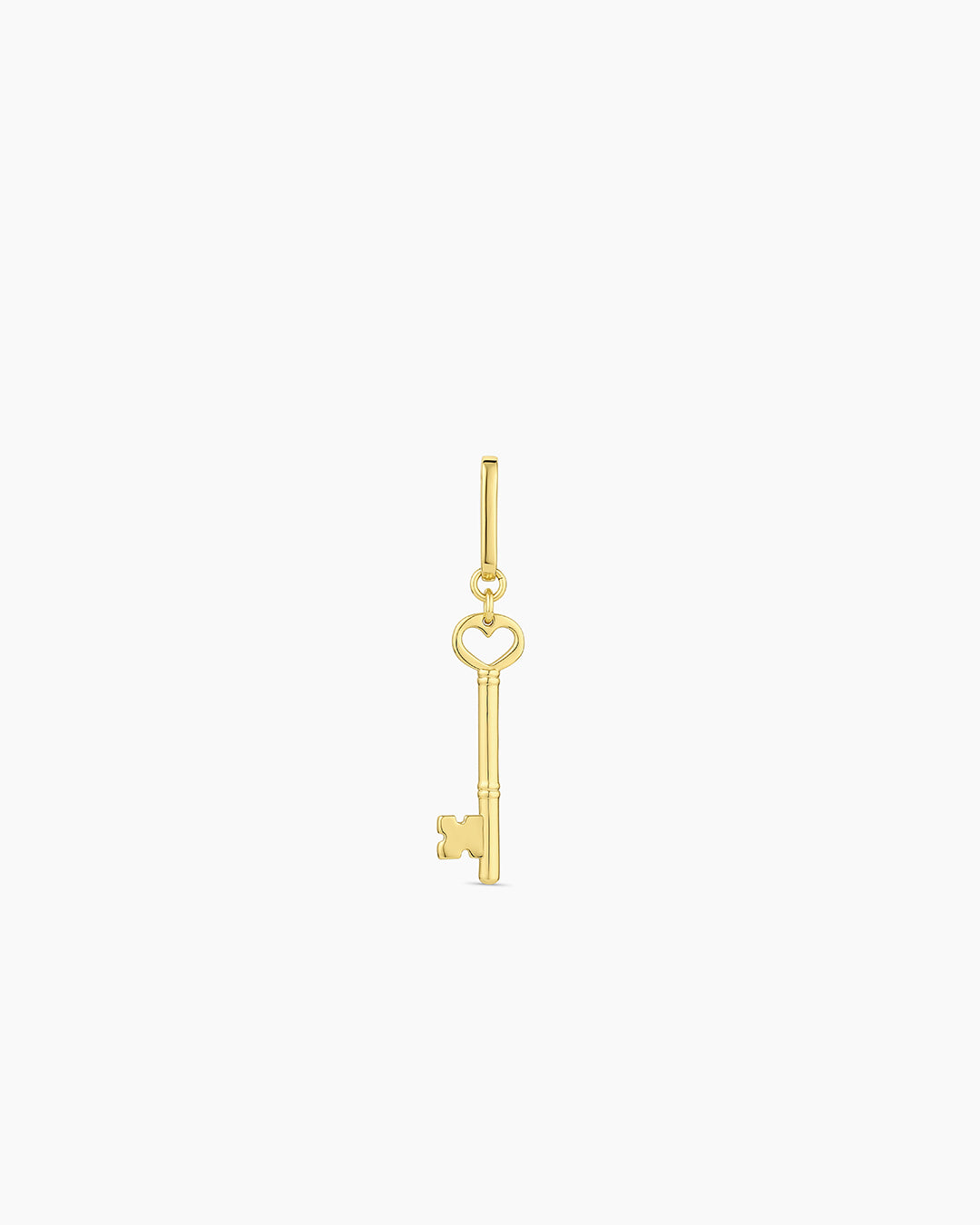 Gorjana - Heart Key Statement Charm in Gold