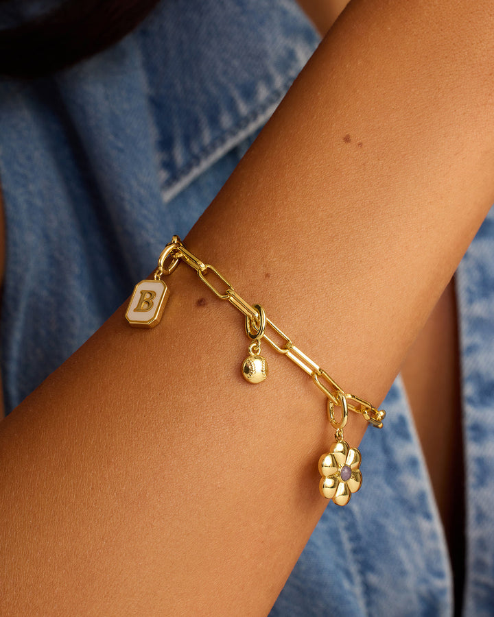Gorjana - Varsity Parker Charm Baseball