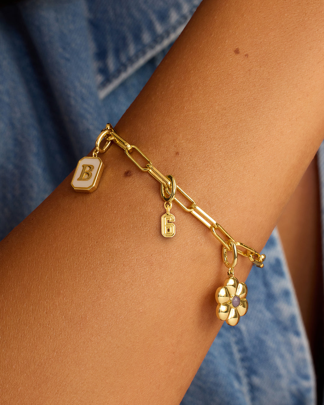 Gorjana - Varsity Numbers Parker Charm 0