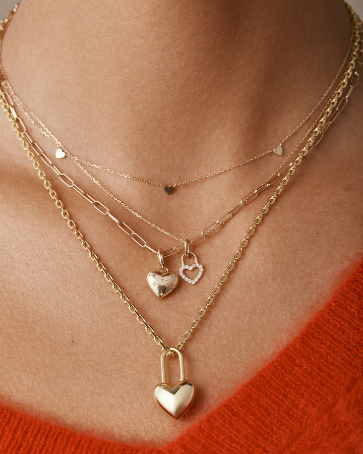 Gorjana - Heart Padlock Charm (Gold Plated)