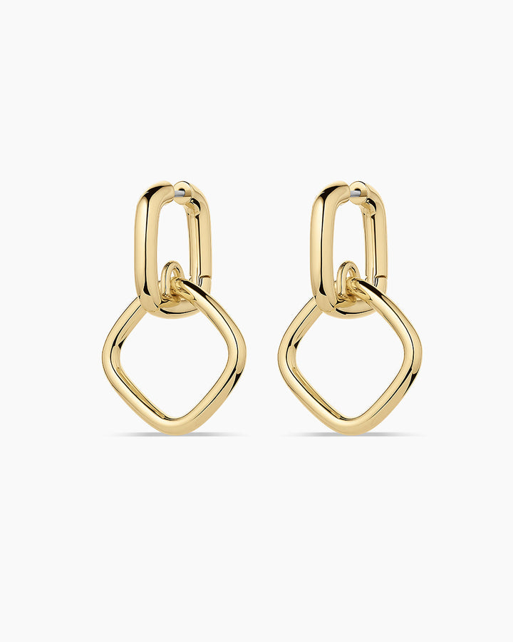 Gorjana - Charlie Drop Hoops in Gold