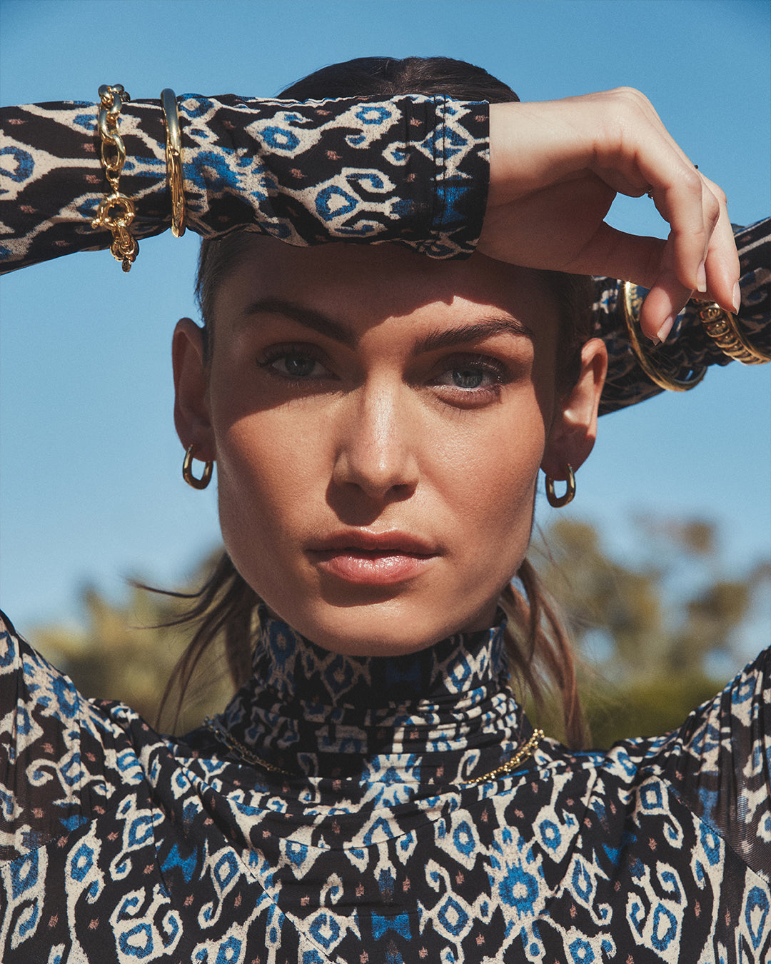 Gorjana - Charlie Hoops in Gold