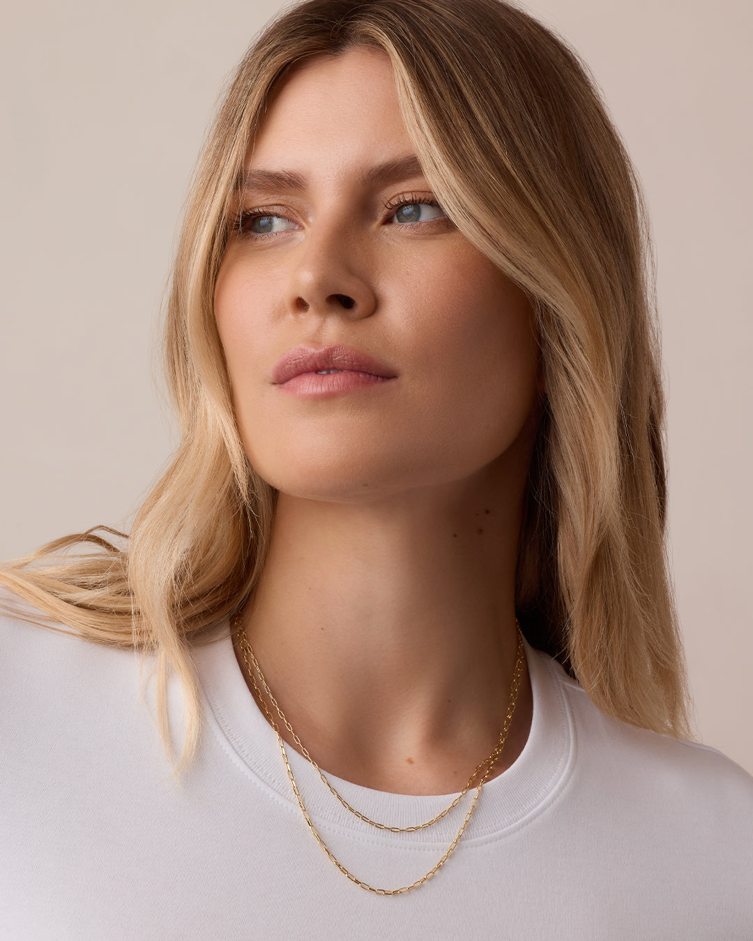 Gorjana - Parker Delicate Necklace 16" in Gold