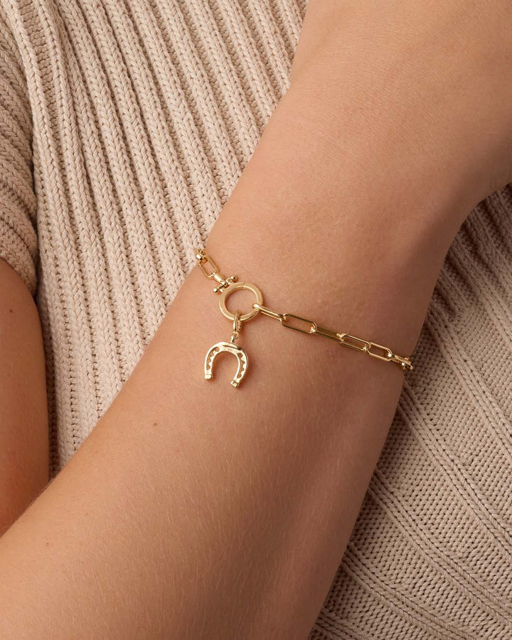 Gorjana - Horseshoe Parker Charm in Gold
