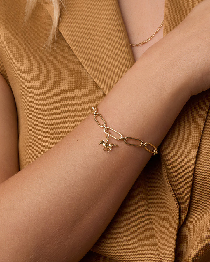 Gorjana - Horse Parker Charm in Gold