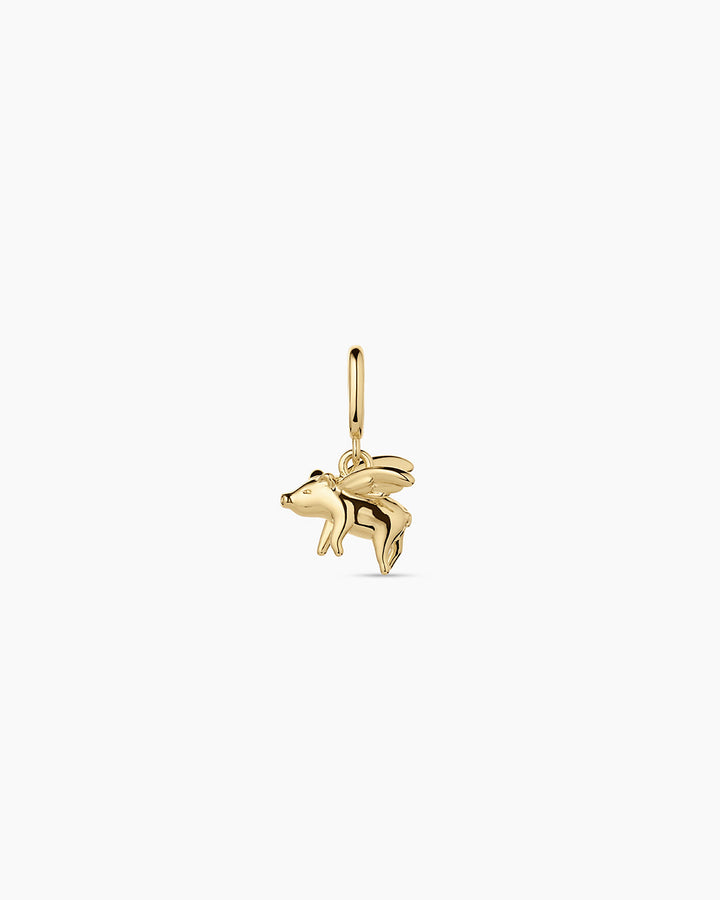 Gorjana - When Pigs Fly Parker Charm in Gold