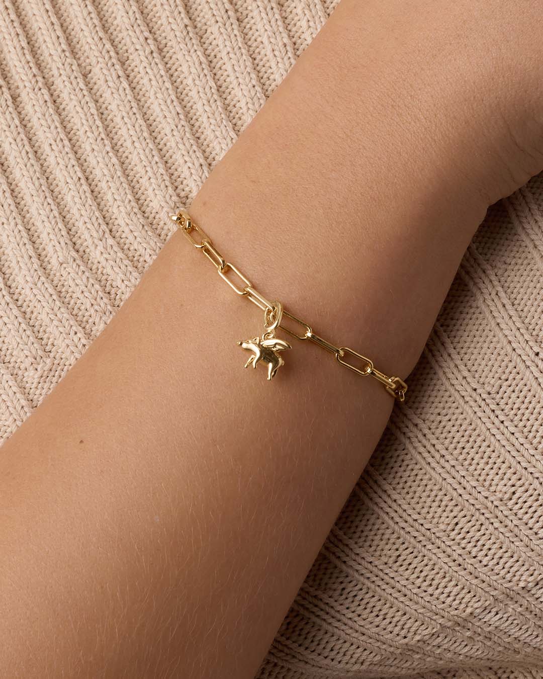 Gorjana - When Pigs Fly Parker Charm in Gold