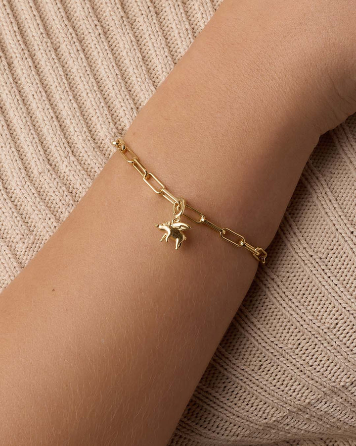 Gorjana - When Pigs Fly Parker Charm in Gold
