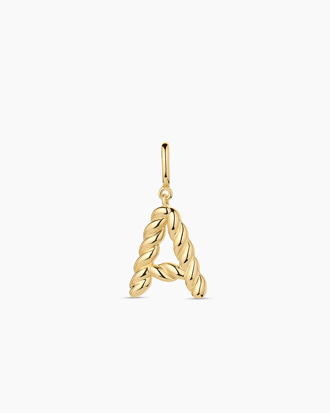 Gorjana - Crew Alphabet Statement Charm in Gold