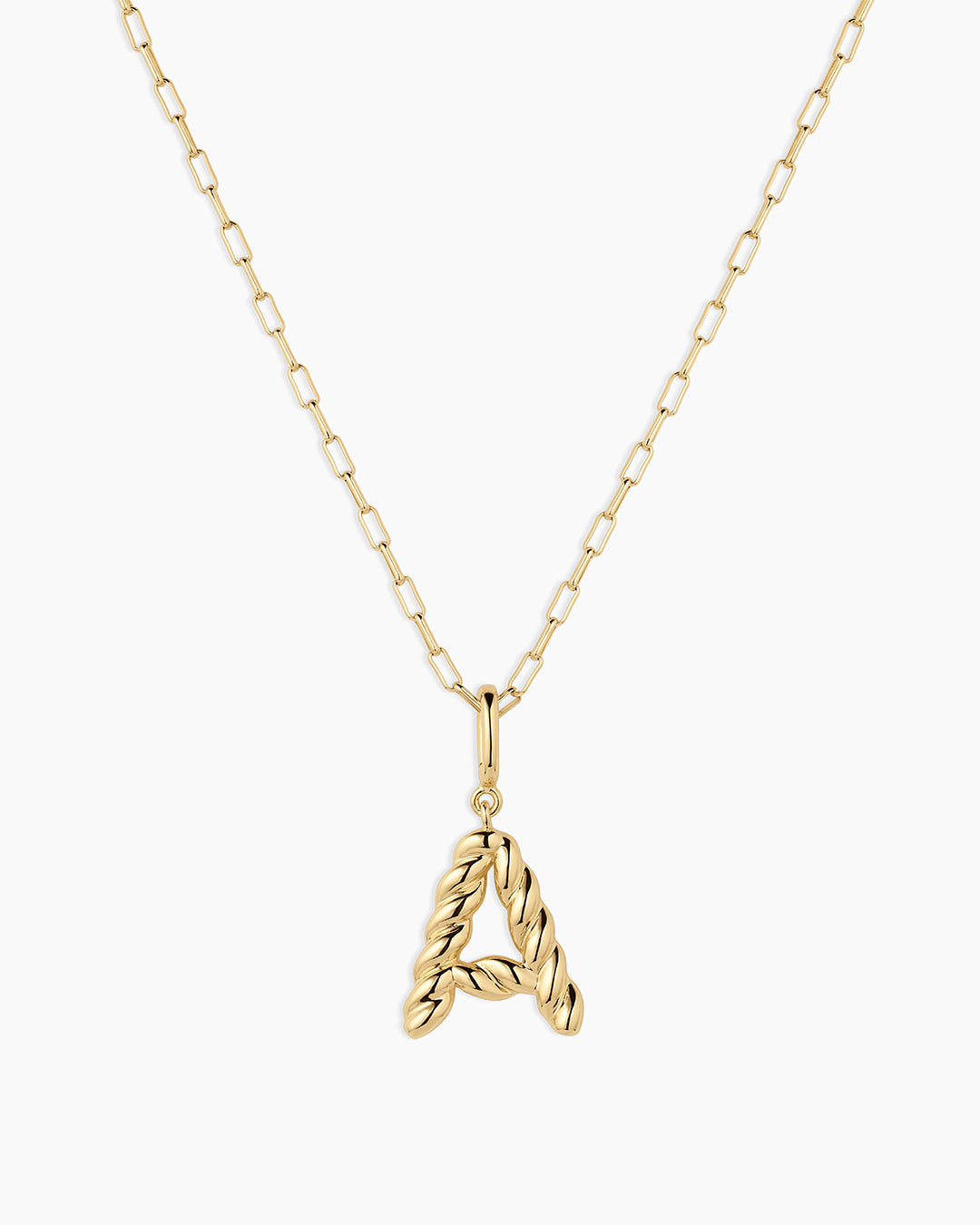 Gorjana - Crew Alphabet Statement Charm in Gold