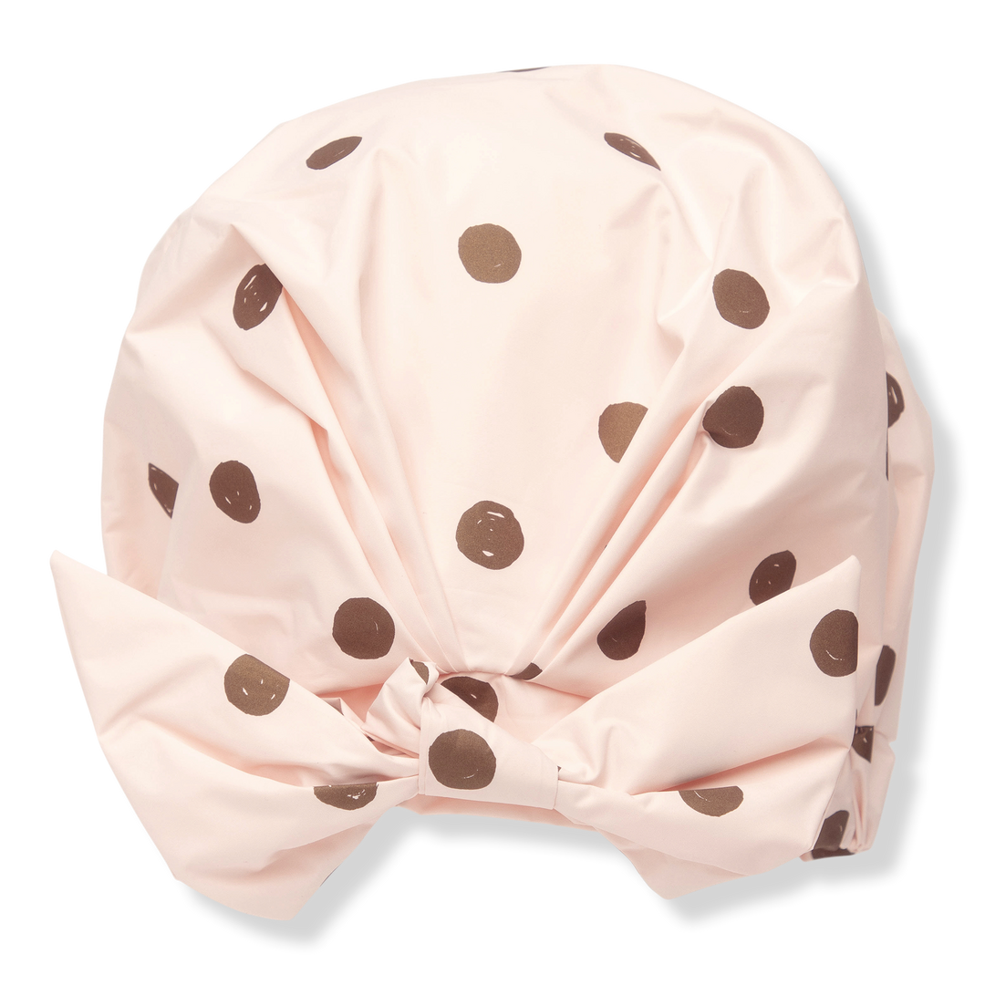 Kitsch - Luxury Shower Cap in Blush Dot
