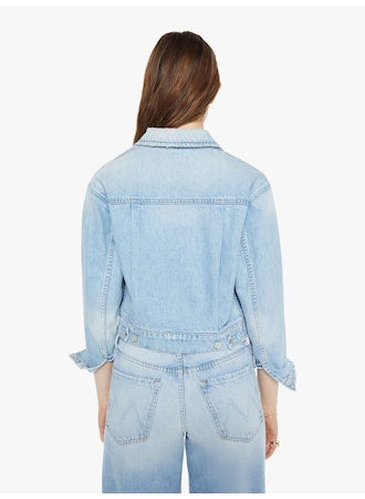 Mother Denim - The Duo Shorty Denim Jacket in Pedal Faster