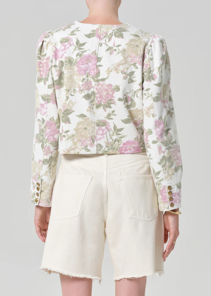 CITIZENS OF HUMANITY - Anita Puff Sleeve Jacket in English Rose Jacket