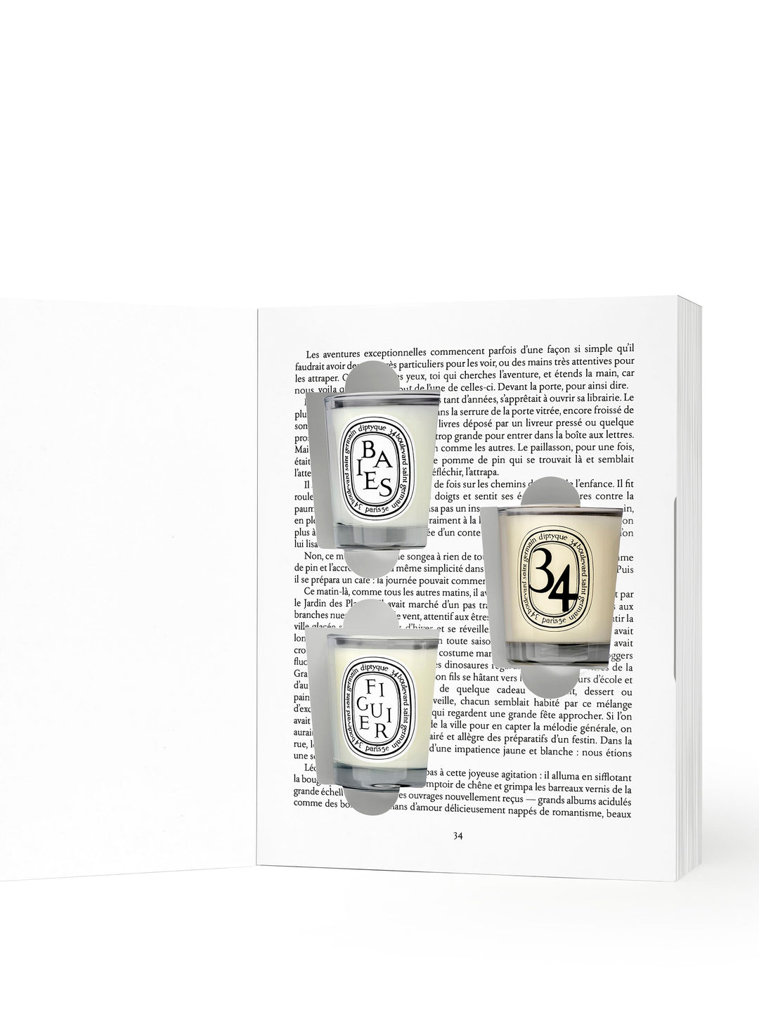 Diptyque - Surprise Holiday Set of 3 Candle Book