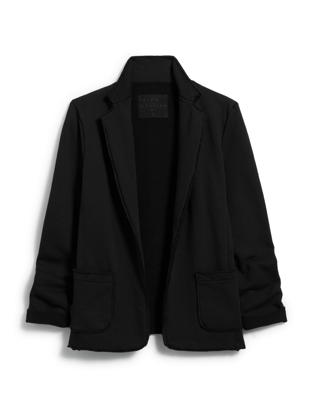 Frank & Eileen - Dublin Triple Fleece Blazer in Black
