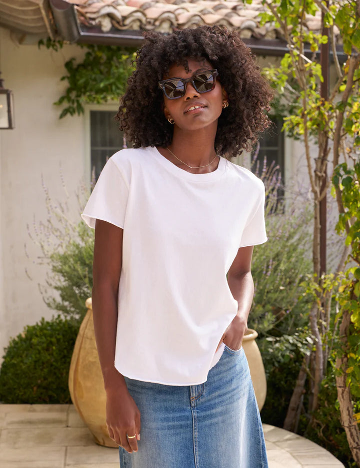 Frank & Eileen - Theo Perfect Tee in White