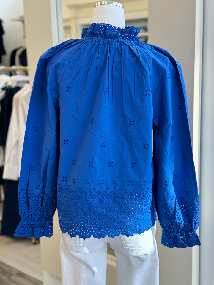 Ulla Johnson - Alora Blouse in Cobalt