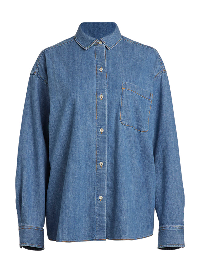 Jenni Kayne - Parker Oversized Shirt in Denim Blond Genius Jenni Kayne - Parker Oversized Shirt in Denim Blond Genius
