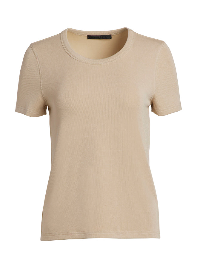 Jenni Kayne - Rib Tee in Alabaster T-Shirts