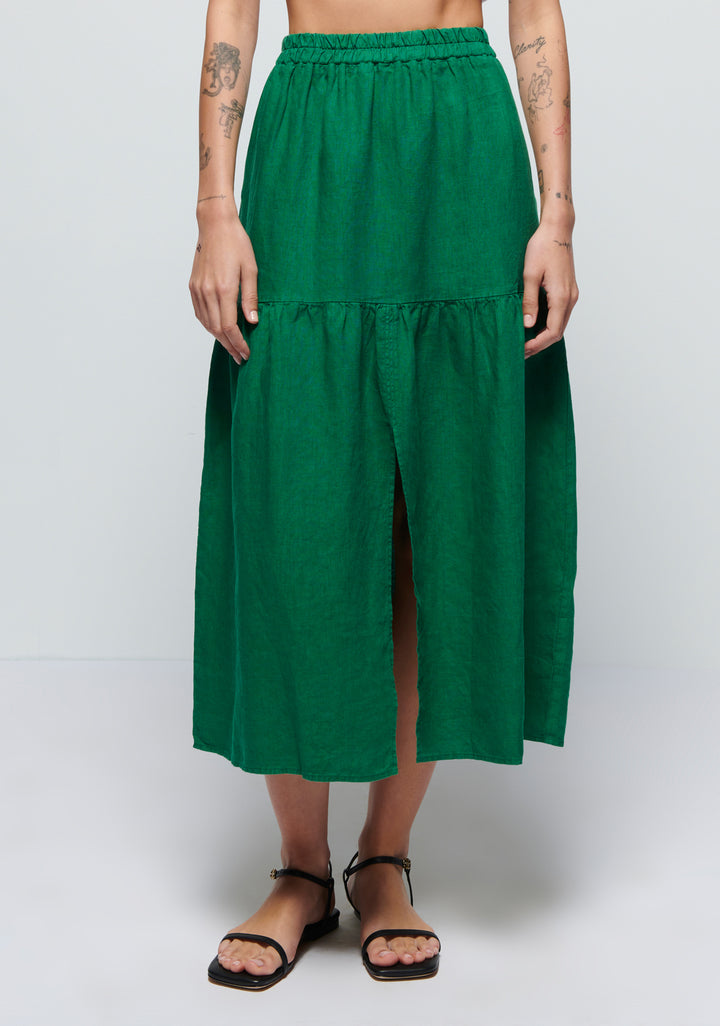 NATION LTD - Esmeralda Skirt in Lime Skirts