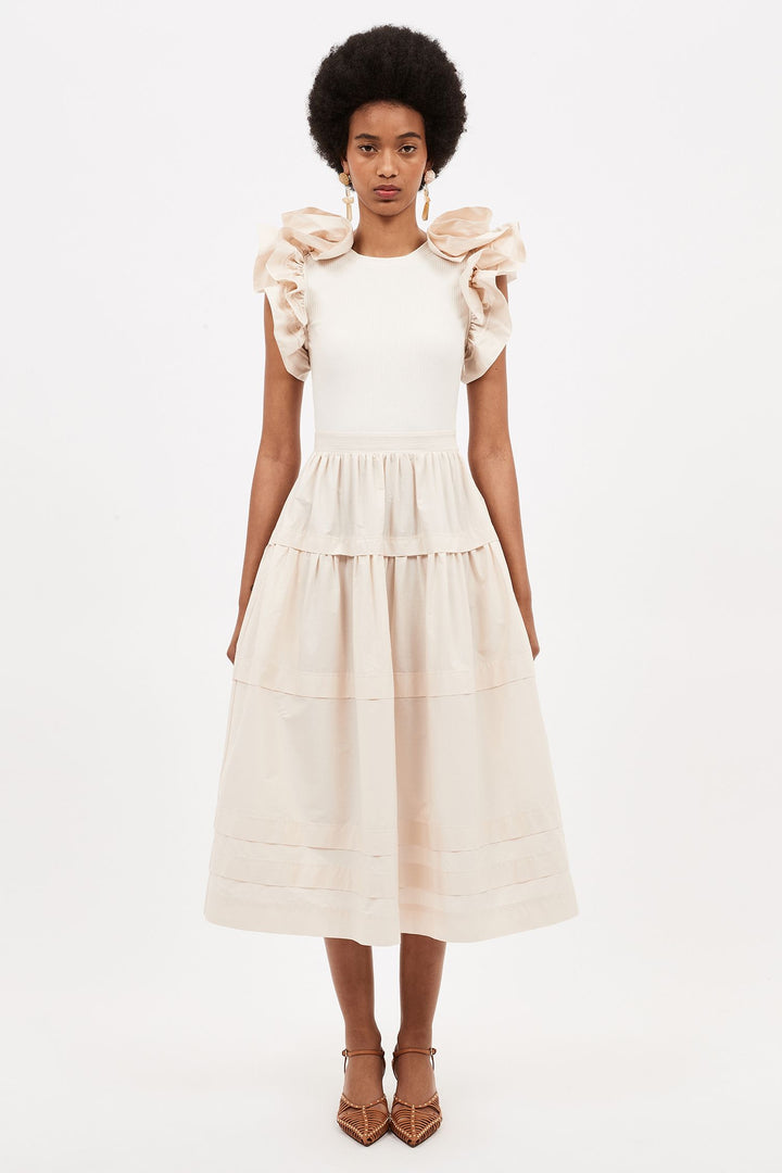 Ulla Johnson Francine Dress in Ivory