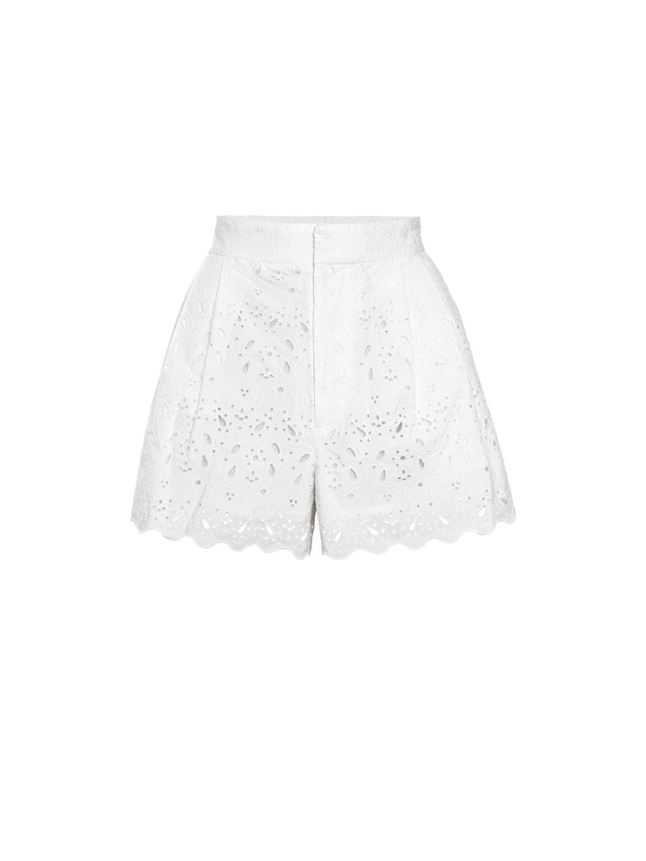 THE PAISLEY EYELET SHORT