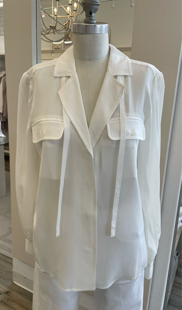 Ulla Johnson - Florian Blouse in Pearl