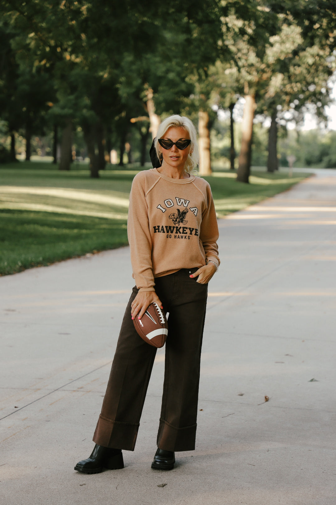 Iowa Terry Sweatshirt Vintage Camel (BL947-BLIWA625C-VC)