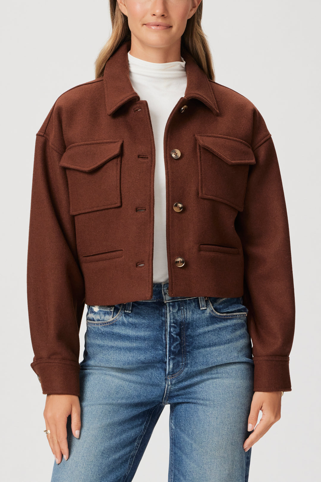 Paige Premium Denim - Ashtyn Jacket in Cappucino