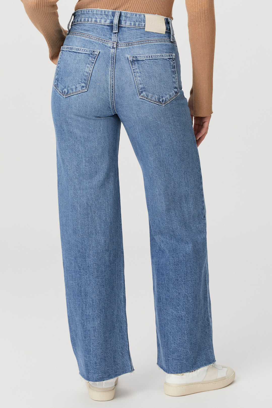 Paige Premium Denim - Anessa Jean w/ Raw Hem in Archives