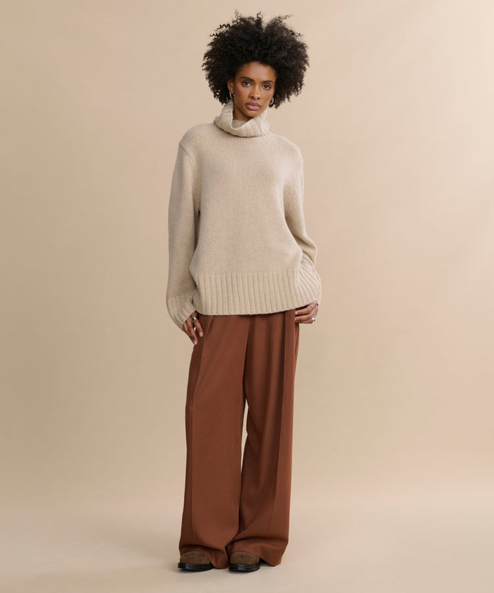 Jenni Kayne - Cashmere Jet Turtleneck in Sand