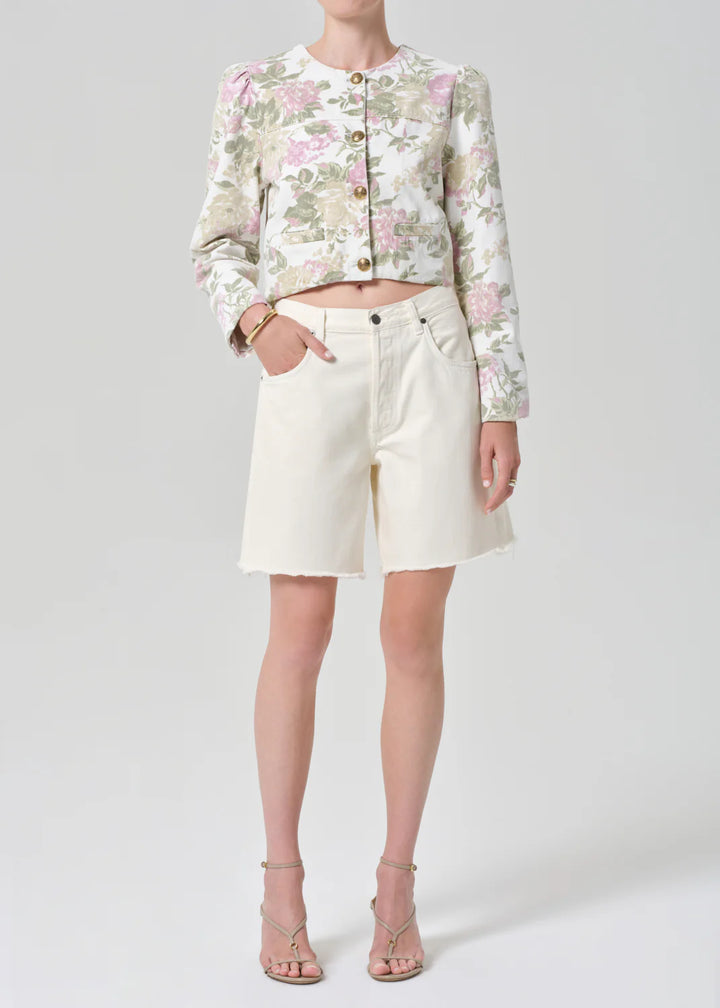 CITIZENS OF HUMANITY - Anita Puff Sleeve Jacket in English Rose Jacket