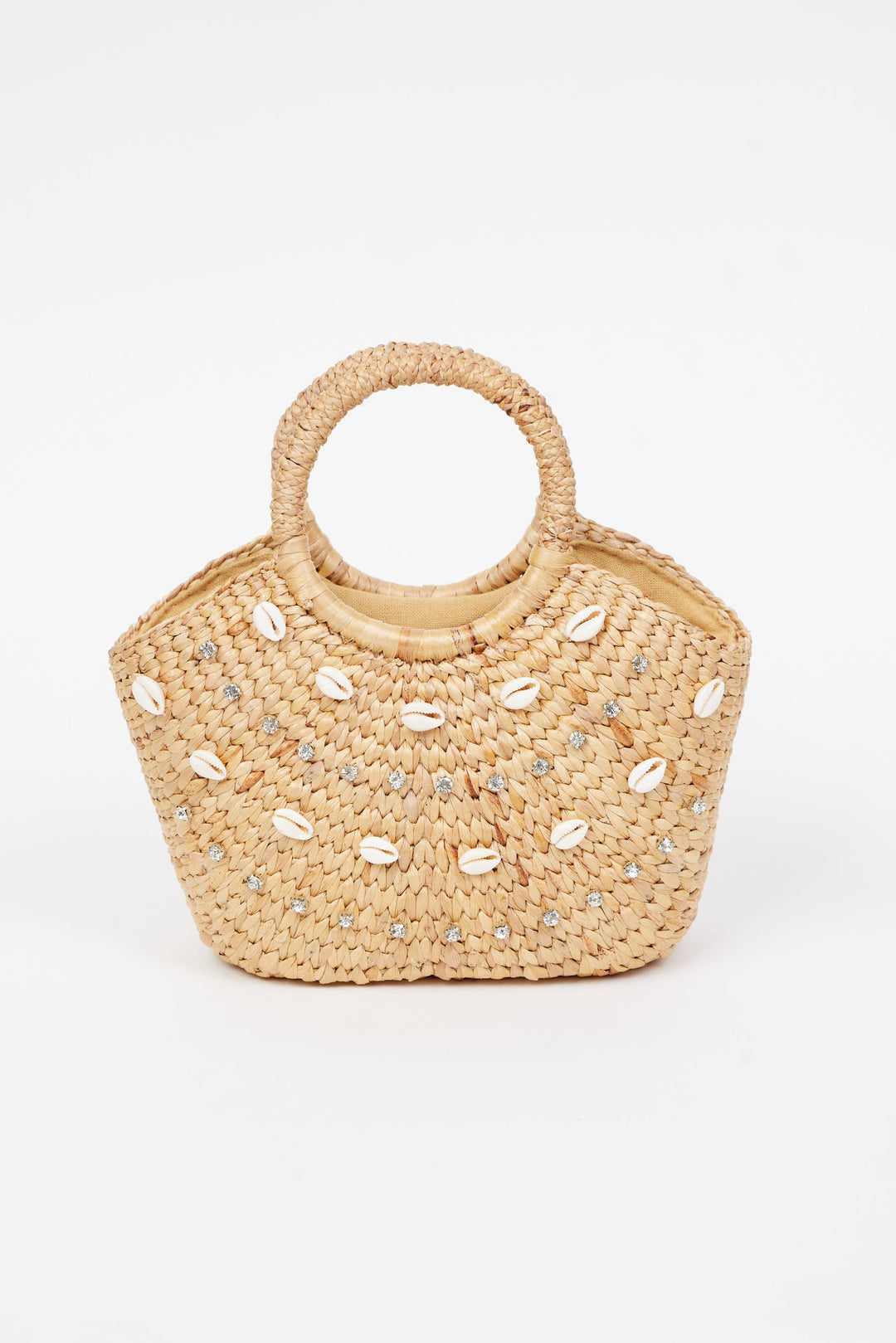 Hat Attack - Janie Shell Bag in Natural