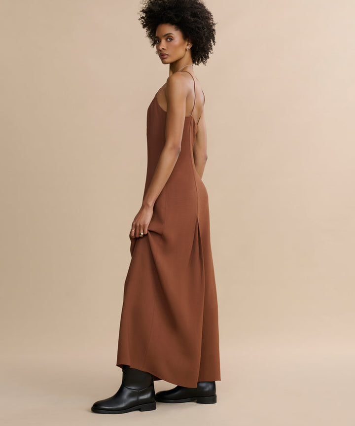 JENNI KAYNE - Florence Slip Dress in Rust