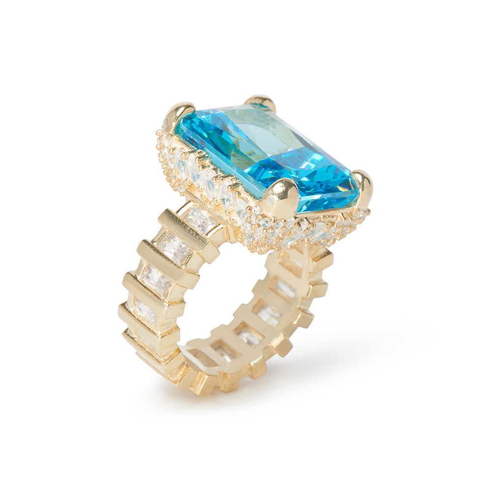 Nickho Rey - Kuempel Cocktail Ring in Gold
