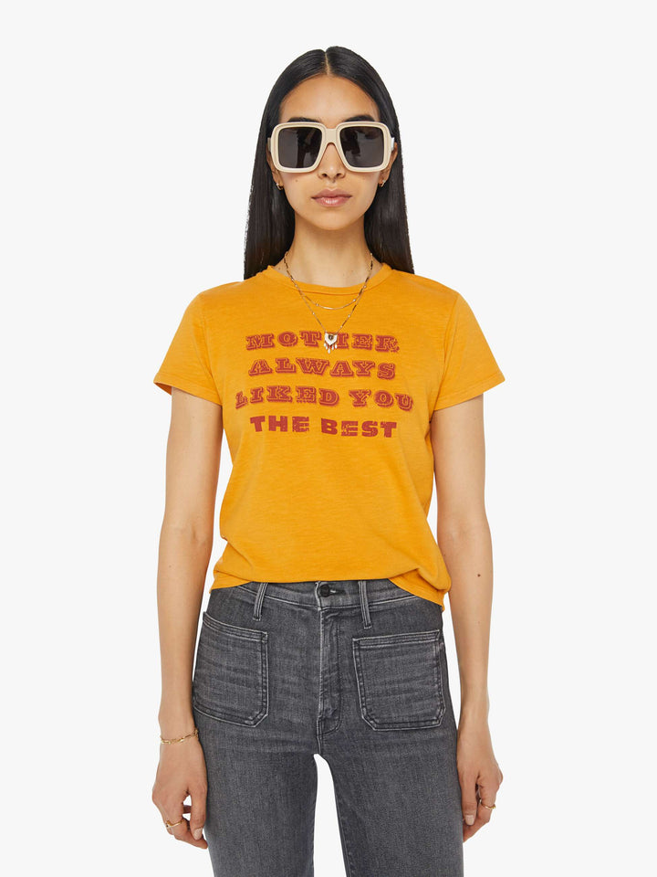 Mother - The Lil Sinful T-Shirt You The Best in Deep Yellow