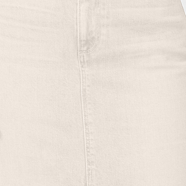 Paige Premium Denim - Angela Midi Denim Skirt in Soft Beige