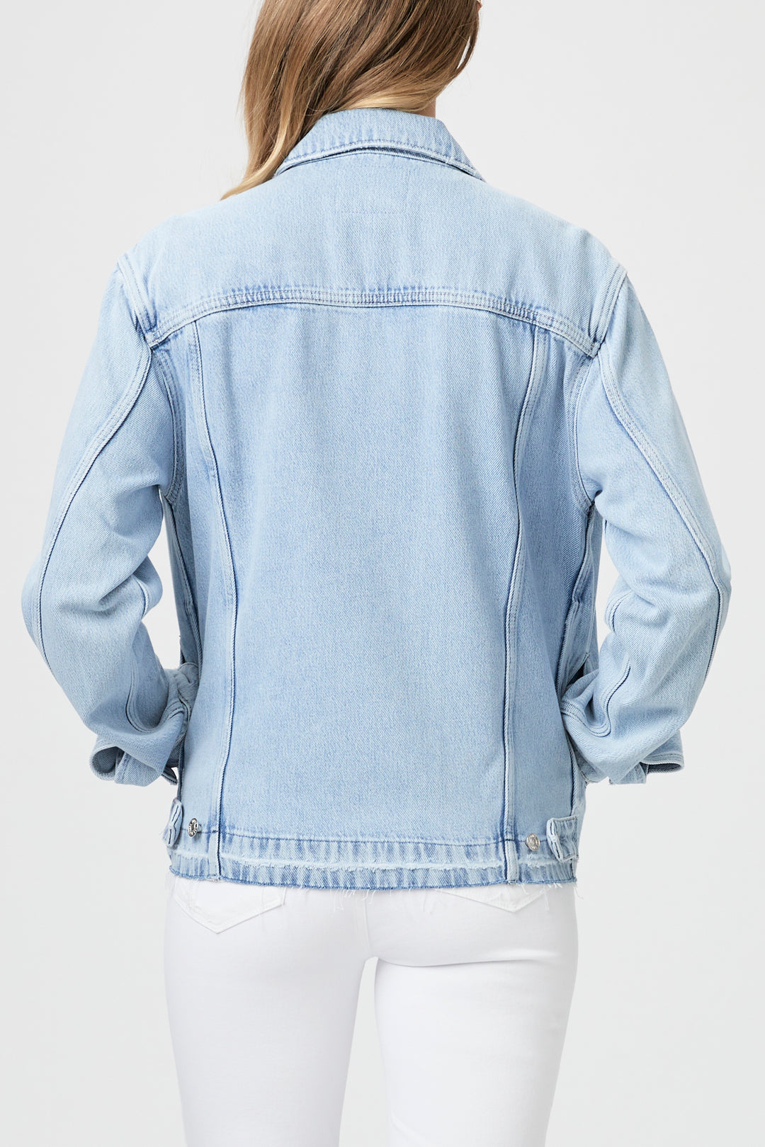 Paige Premium Denim - Felix Jacket W/ Let Down Hem in Fifi Distressed